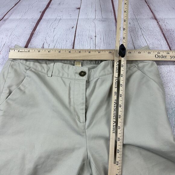 Michael Kors Pants Womens 6 Beige Khaki Stretch Chino Ankle Straight Casual - Picture 6 of 11